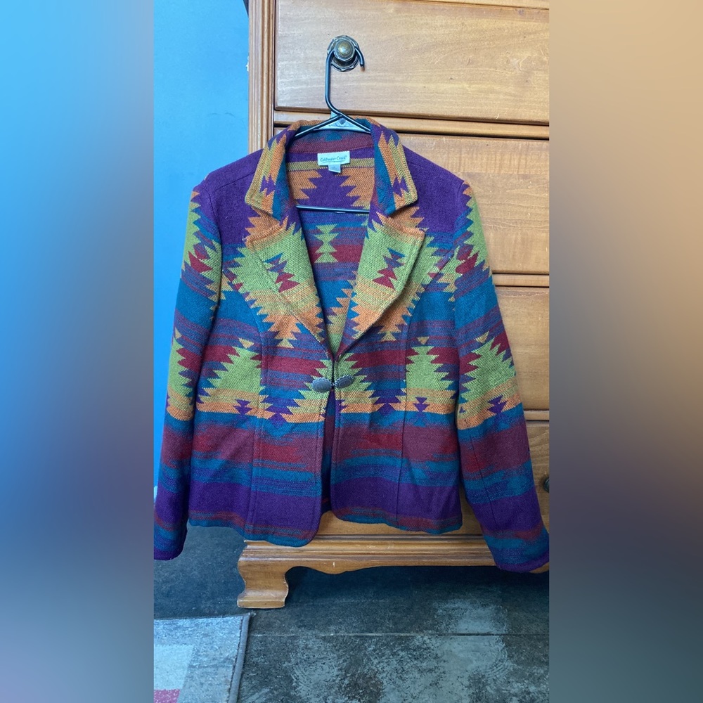 Coldwater Creek Aztec Jacket